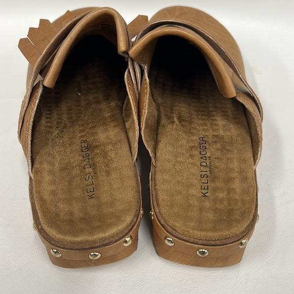 Kelsi Dagger Brooklyn Hobby Kilty Wooden Clogs Sz‎ 9 NWOB - Picture 6 of 9